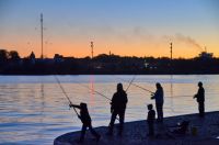 133 Angler am Leuchtturm VI